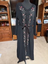 Baltic Born Embroidered Floral Maxi Dress