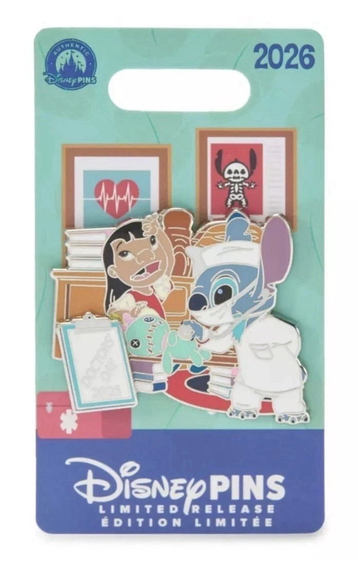 Disney stitch Doctors Day Lilo & Stitch Limited Release Pin