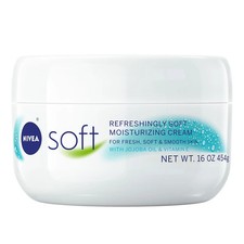 NIVEA Soft Cream, Refreshingly Soft Moisturizing Cream, Body Cream, Hand Cream, 