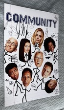 Joel Mchale Signed 12x18 Photo Community