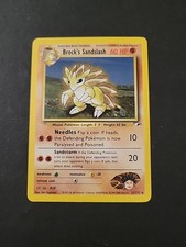 MP Brock's Sandslash 23/132 Rare Gym Heroes Pokémon Card on eBay
