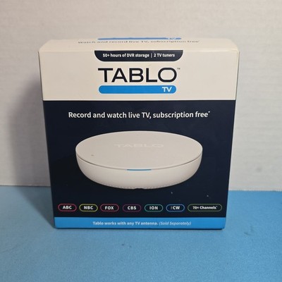 Tablo TV 4th Gen TF1282B-02-CN White 2-Tuner Over-The-Air DVR Streaming Player