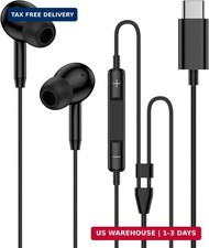Samsung USB C Headphones Wired Earbuds for Galaxy S25 Ultra S24 Ultra S25 FE S23