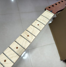 22 Fret Mahogany Electric Guitar Neck flame Maple Fingerboard for DIY 25.5