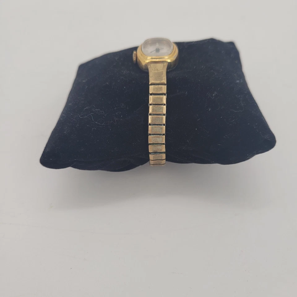 Reloj de Vestir Vintage Jules Jurgensen Damas Mecánico Chapado en Oro PROBADO Foto 4 de 4