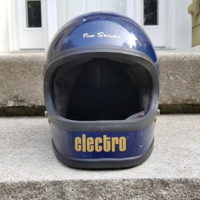Vintage 1970s Motorcycle Helmet 
