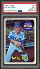1969 Topps #533 Nolan Ryan Auto HOF New York Mets PSA 5 EX Auto 10