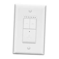 Smart Fan Switch, Wi-Fi 4-Speed Fan Control Switch, WiFi Fan Switch 1 White