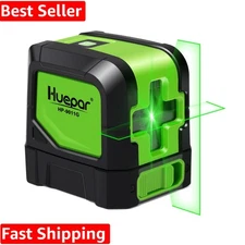 Huepar 100Ft Green Cross Line Laser Level – Precision, Self-Leveling & Magnet...