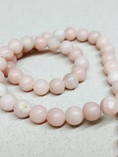 8mm Pink Opal 15" Bead Strand