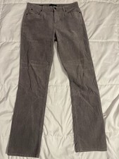 Talbots Corduroy Grey Heritage Pants Size 8 P001