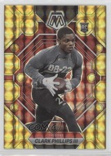 2023 Panini Mosaic Rookies Reactive Yellow Prizm Clark Phillips III #301 rw9