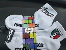 FIFA World Cup 2026 Mexico Quarter Socks Youth 5Y-7Y 6 Pairs Soccer