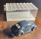 Lego 1963 HO Vintage Blue Volkswagen VW 1200 Beetle with Garage #261-3 52mm — photo 5