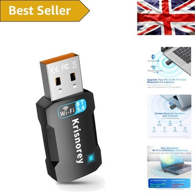2-in-1 AX900Mbps Wi-Fi 6 & Bluetooth 5.4 USB Adapter für nahtlose Konnektivität