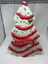 Little Debbie Christmas Tree Cake Blow Mold LED Lighting 22 Inches Tall 