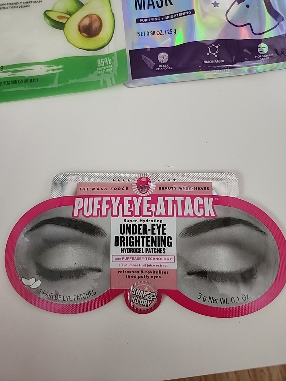 Skin Facial Care Items lot Of 7 Mask Eye Gel Face Lip Masks Packets