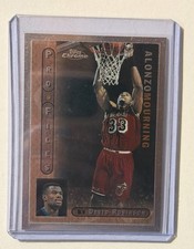 1996-97 Topps Chrome Basketball Profiles Alonzo Mourning Miami Heat #PF-17 HOF