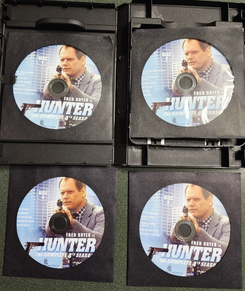 HUNTER - Complete Season 4 (DVD 1988) Fred Dryer - Stepfanie Kramer - Image 3 of 3