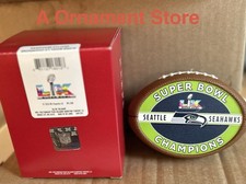 2026  Seattle Seahawks LX Superbowl Champions NFL LICENSED Ornament