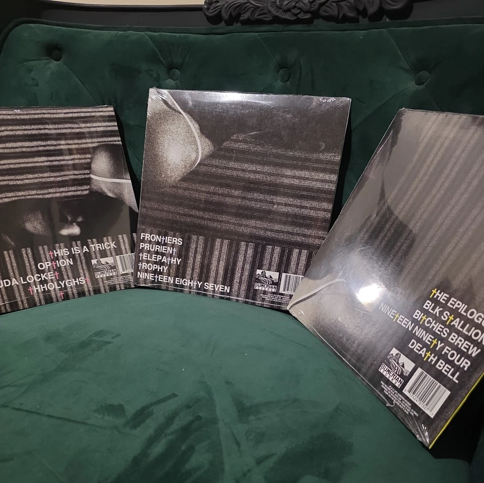 Crosses 10" EP Vinyl Set - SEALED - Pink, Blue, Yellow (Chino Moreno, Deftones)  - Image 3 of 4