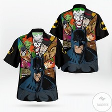 Batman Animated Colorful Hawaiian Shir