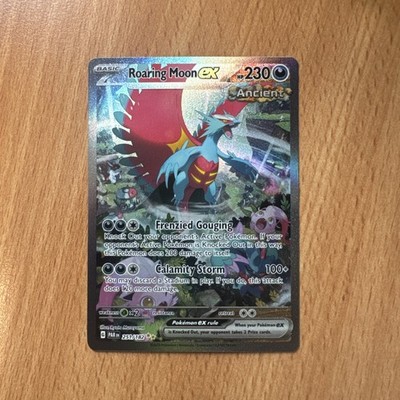 Roaring Moon ex 251/182 Paradox Rift Special Illustration Rare Pokemon Karte
