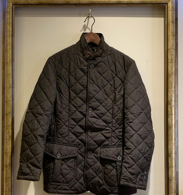 BARBOUR LUTZ Men's Quilted Jacket in Black MSRP$380 Rugged & Sophisticated