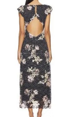 Free People Butterfly Babe Lace Maxi Dress in the Black Combo colorway  Small NWT | eBay