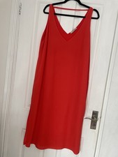 Oasis orange dress, evening wedding holidays size 16uk,