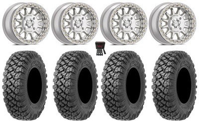 Valor V09 Beadlock 15'' Wheels Machined 35'' Alpha Tires Pioneer 1000 / Talon