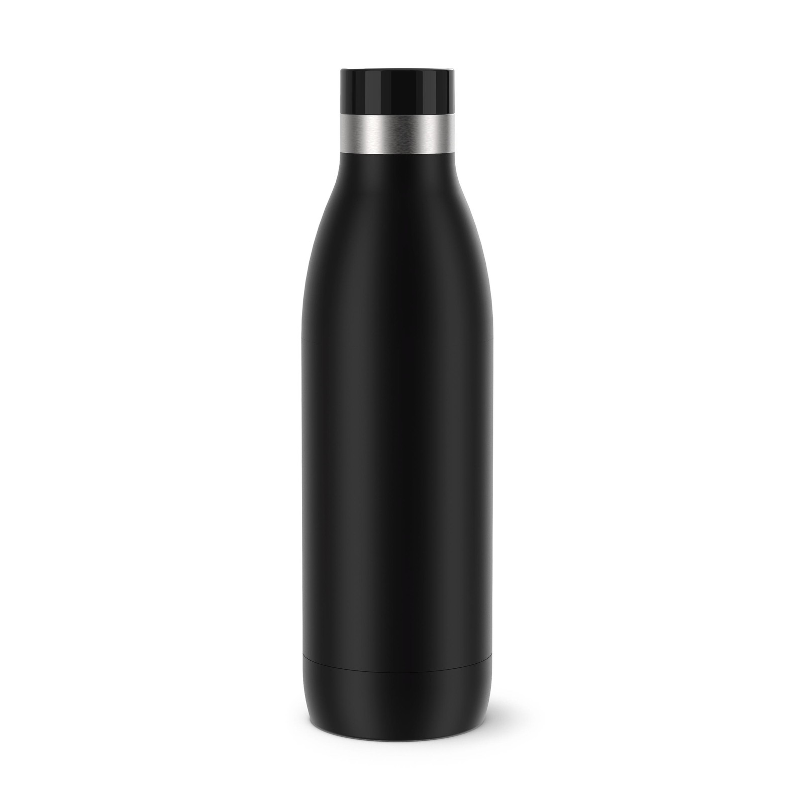 Borraccia Termica Décor Flip Active 1.1L - Acciaio Inox 304 A Doppia Parete, Mantiene Freddo 24h E Caldo 12h, Bottiglia Riutilizzabile, Colore Nero