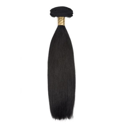 Bohyme Silky Straight Machine Tied Weft Human Hair 12'' Color 1