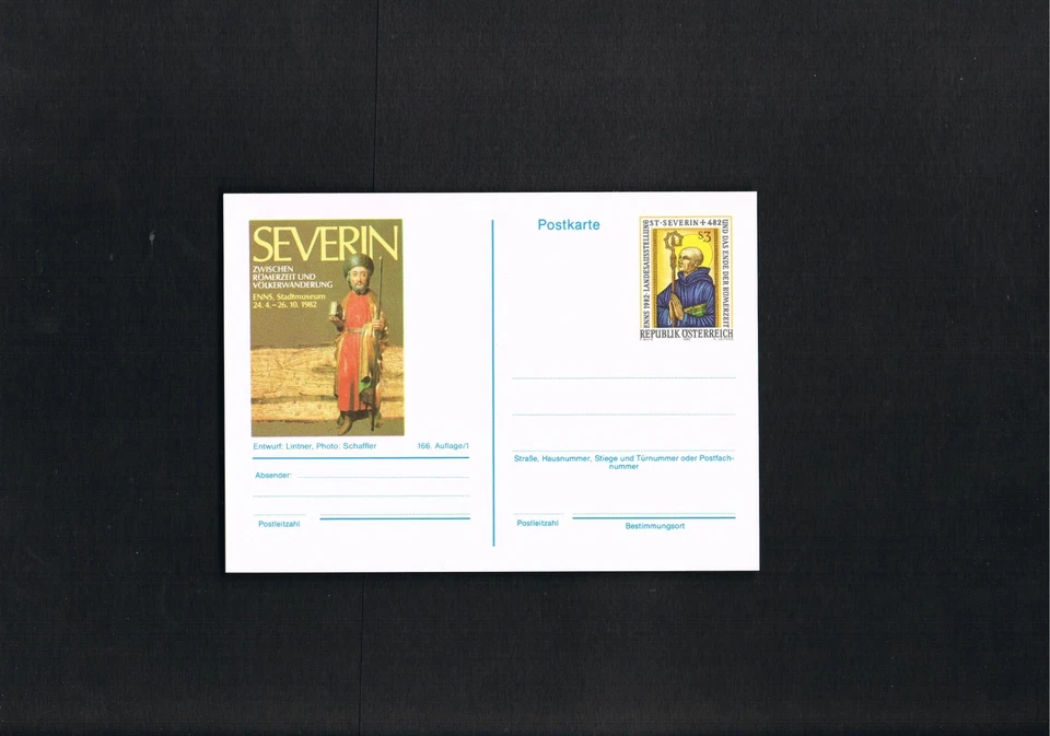 Österreich-Postkarten-Ganzsache " ST. SEVERIN " Postfrisch, TOP !!! - Bild 1 von 1