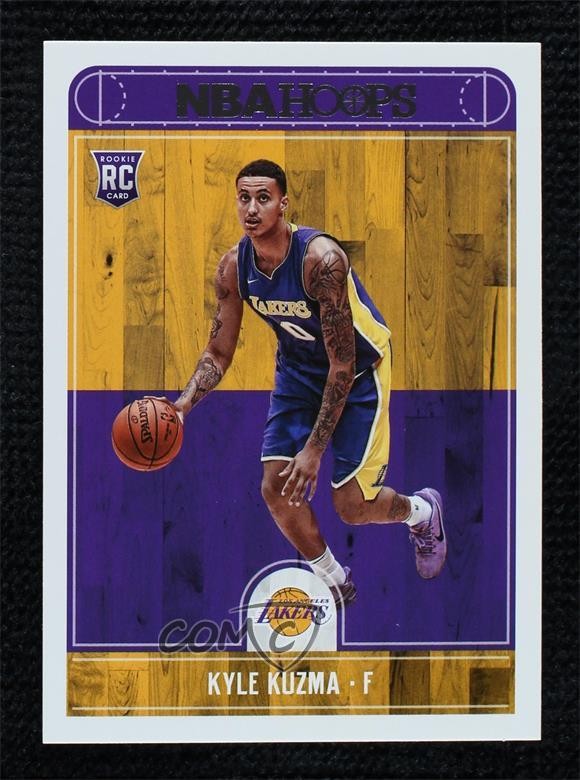 2017-18 Panini NBA Hoops Red Back Kyle Kuzma #277 0sf1
