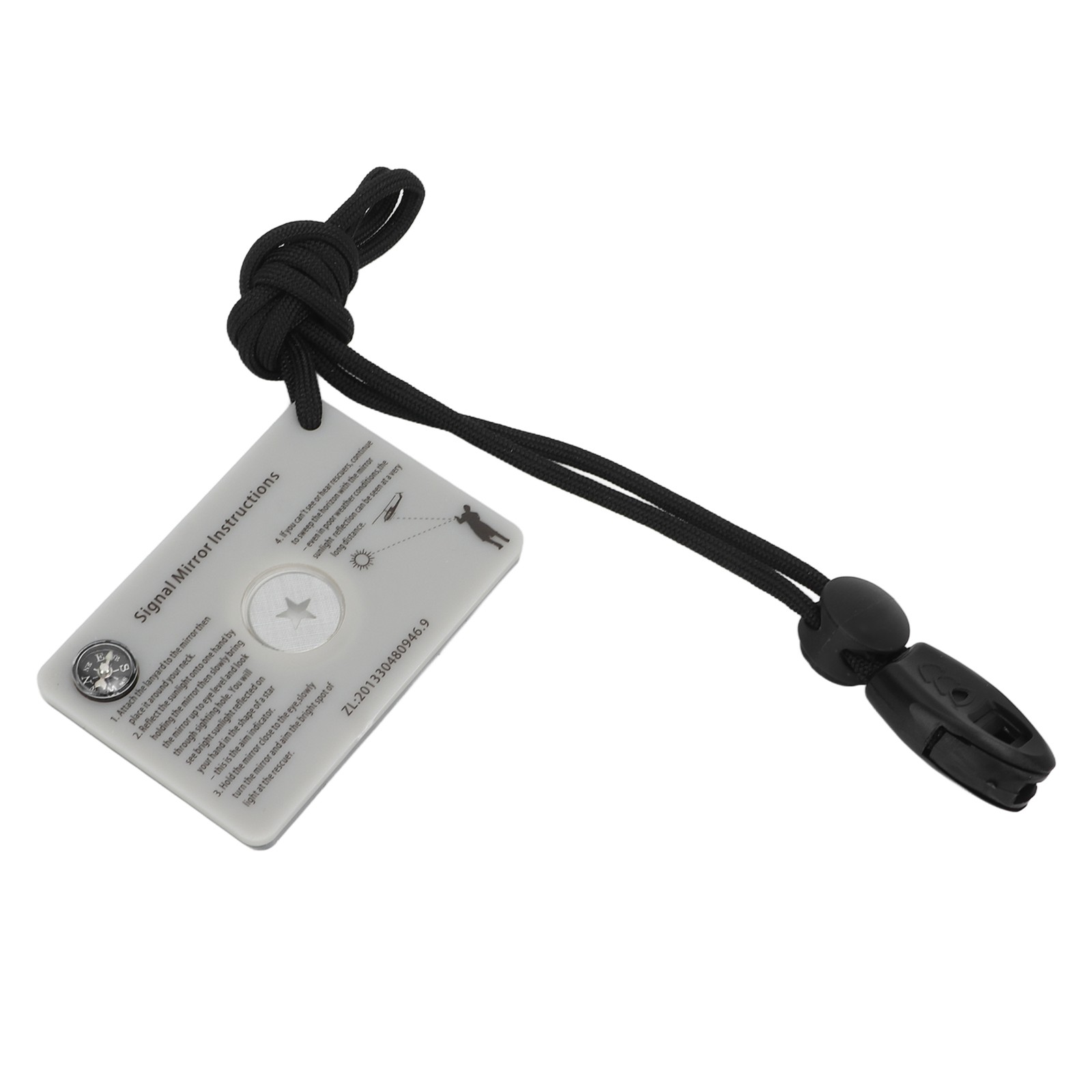 Survival Signal Mirror Emergency Signaling Reflector Mirror For Outdoor Camping
