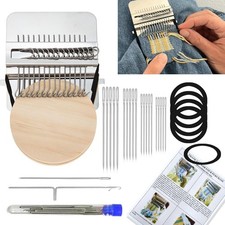 New Knit Patch Mending Kit 2.0 Mini Portable Knit Repair Tool Set 14 Hooks .