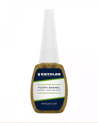 Goldener Zahnlack von Kryolan als Special FX Make-up