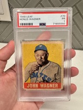 1948 Leaf Honus Wagner PSA 1