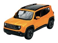 Maisto Jeep Renegade Orange 1:24 Die Cast Metal Model New In Box 31282
