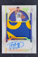 2023 National Treasures Trayce Jackson-Davis RC Patch Auto Gold FOTL RPA /15