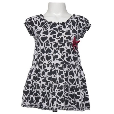 Flapdoodles, Kleid, Größe: 104, Schwarz/Weiß, Baumwolle/Elasthan, Sonstiges #UuK