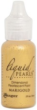Liquid Pearls Dimensional Pearlescent Paint .5oz Marigold