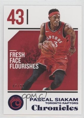 2018-19 Panini Chronicles Blue 47/99 Pascal Siakam #81 1u6