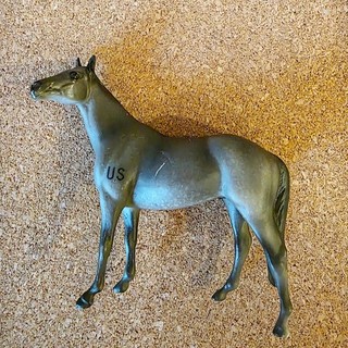 Stablemate Grey With Brand Native Dancer Spirit