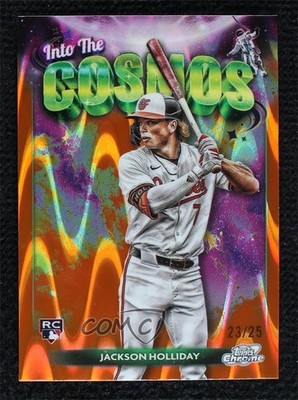 2024 Topps Cosmic Chrome Into the Cosmos 23/25 Jackson Holliday Rookie RC b4d