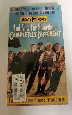 Monty Python's And Now for Something Completely Different VHS SEALED Watermarks 