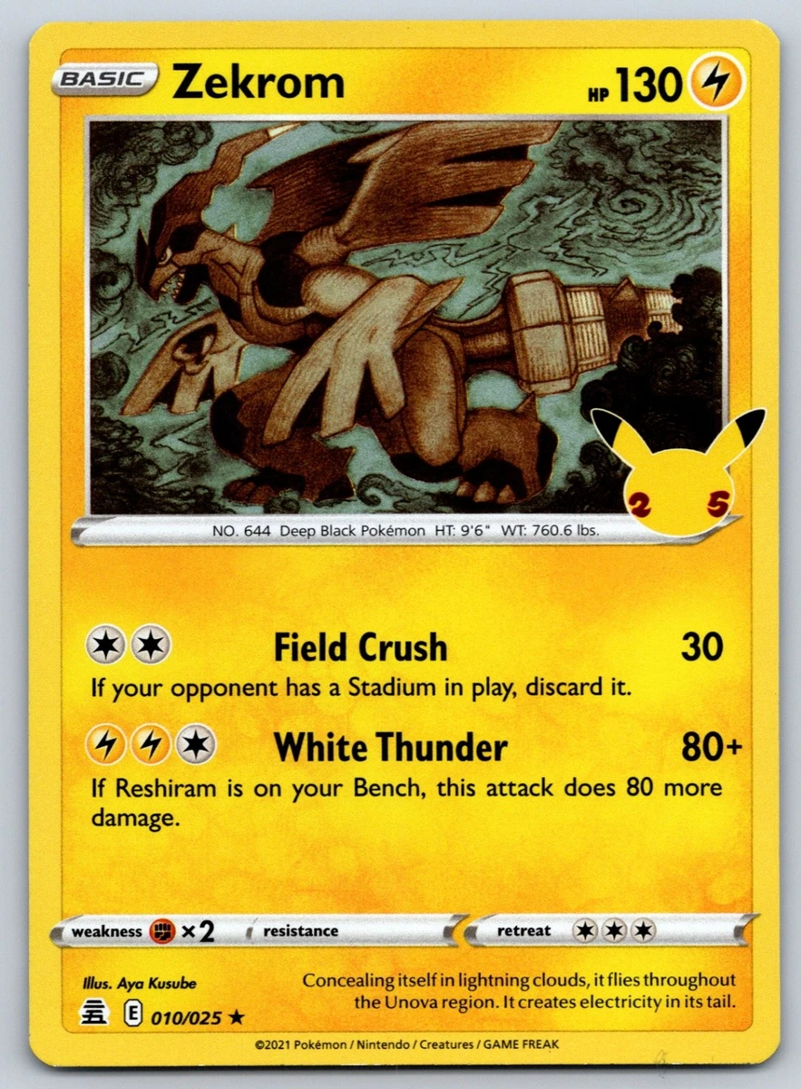 Zekrom 010/025 Celebrations for sale | eBay
