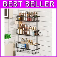 Over Toilet Storage Shelf, Wall-Mounted Bathroom Rack