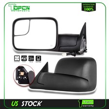 Leftright Side View Power Heated Black Towing Mirrors For 1998-2001 Dodge Ram Leftright Side View Power Heated Black Towing Mirrors For 1998-2001 Dodge Ram